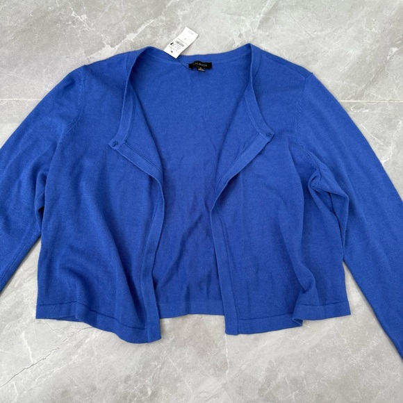 Women’s Talbots Cropped Hook & Eye Shrug Cardigan Sweater Small - Picture 6 of 15